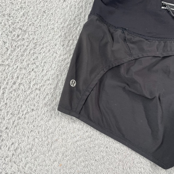 Lululemon Run Times Short II* 4" Black Size 6 Womens Athletic Comfort Workout - Picture 6 of 8